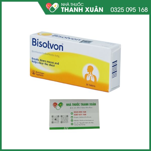 Bisolvon 8mg làm loãng đờm